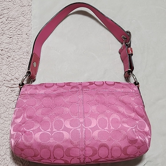 Coach Authentic Y2K Pink Hobo Shoulder Bag - Picture 3 of 14